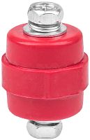 Изолятор силовой шинный EKF PROxima SM25 (М6) с болтом красный картинка 